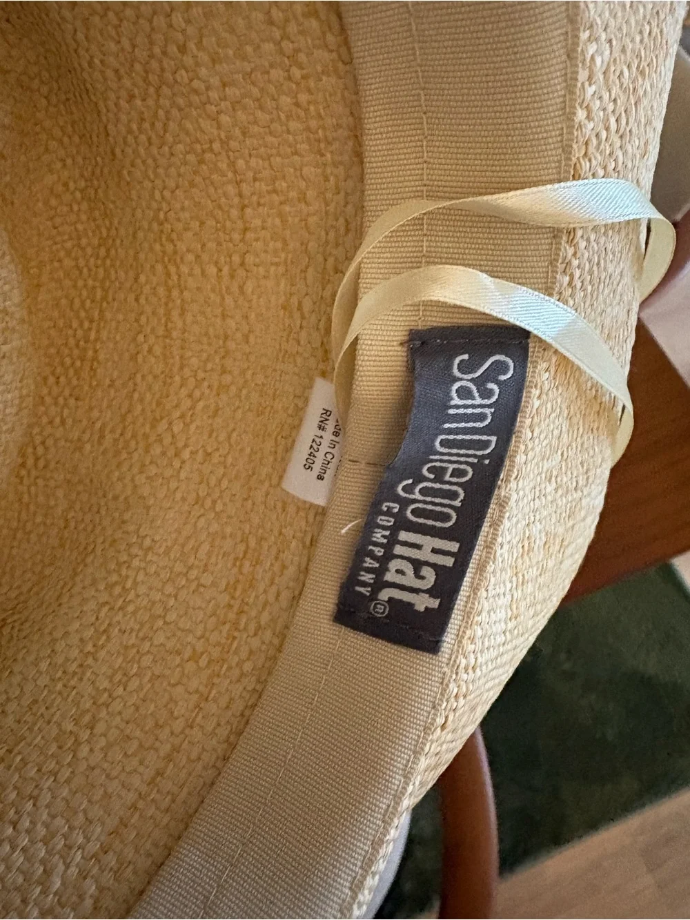 San Diego Hat Company Natural Straw Wide-Brim Sun Hat
